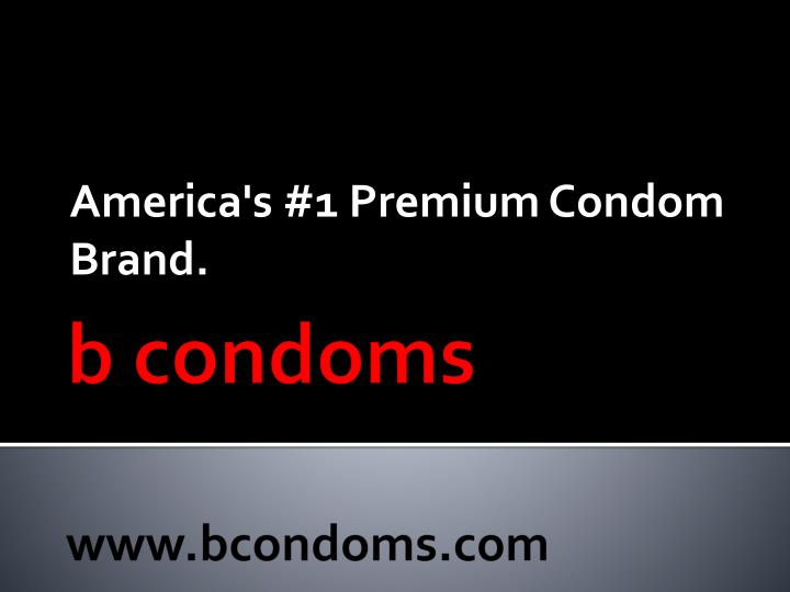 america s 1 premium condom brand