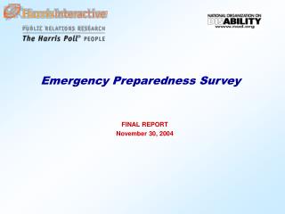 Emergency Preparedness Survey