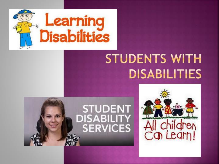 students with disabilities