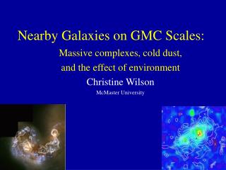 Nearby Galaxies on GMC Scales: