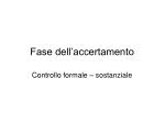 Fase dell’accertamento - slide 1