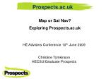 Prospects.ac.uk - slide 1