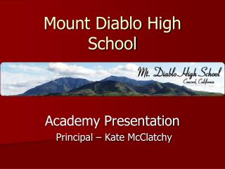 Mount Diablo High School