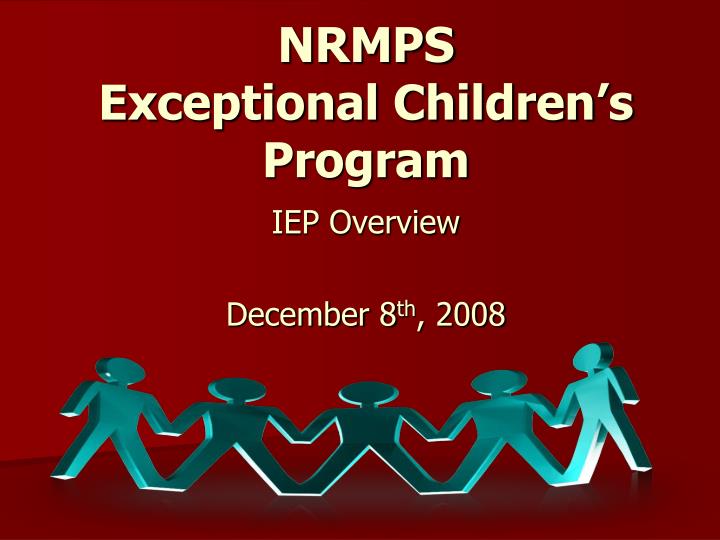 nrmps exceptional children s program