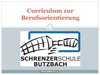 curriculum zur berufsorientierung