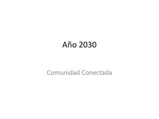 a o 2030
