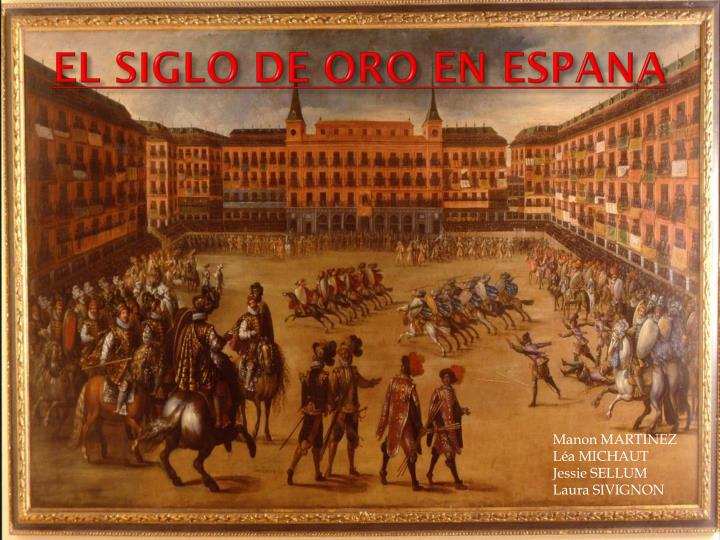 el siglo de oro en espana