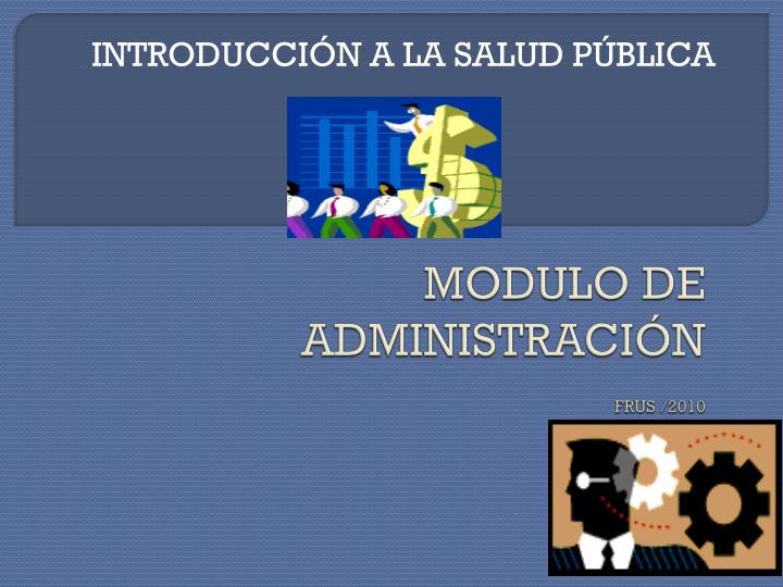 modulo de administraci n frus 2010