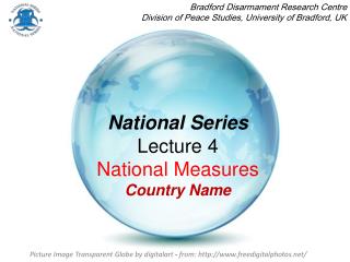 National Series Lecture 4 National Measures Country Name