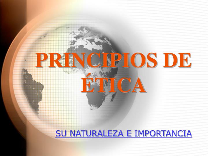 principios de tica