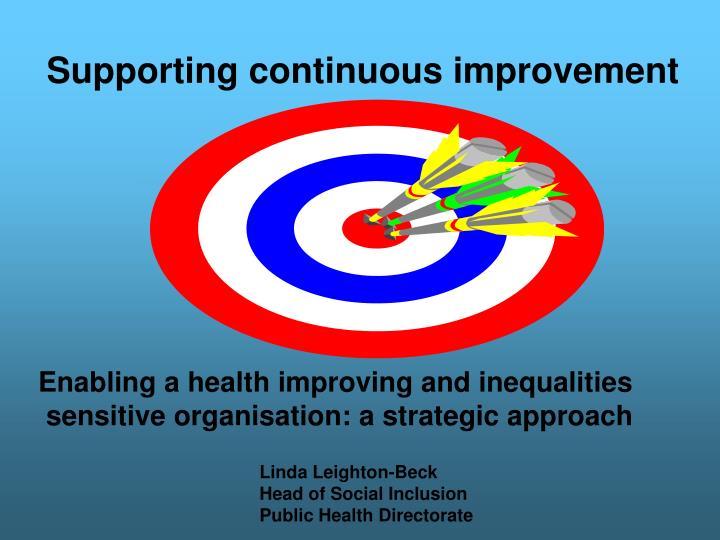 supporting continuous improvement