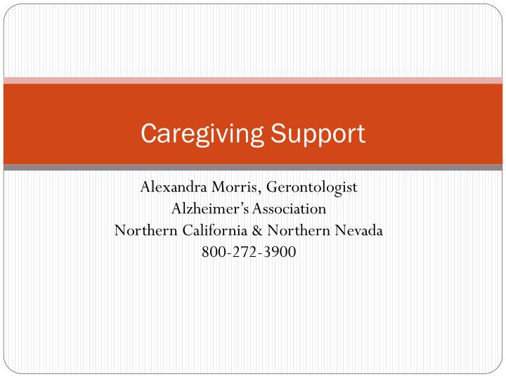 caregiving support