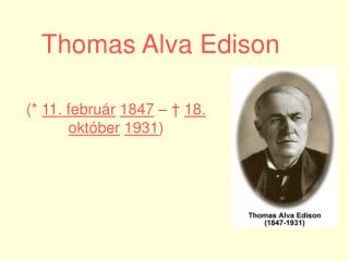 thomas alva edison
