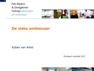 de zieke ambtenaar