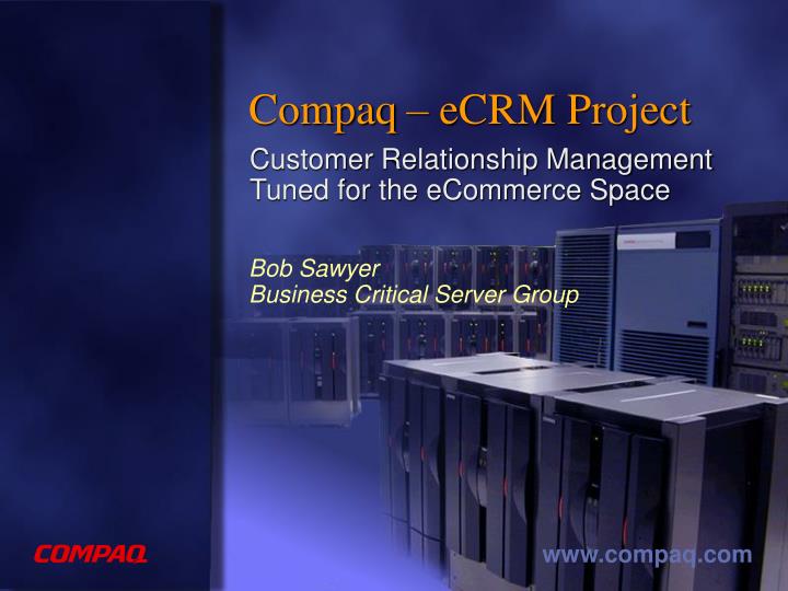 compaq ecrm project