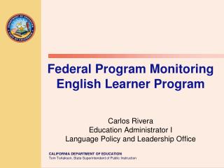 Federal Program Monitoring