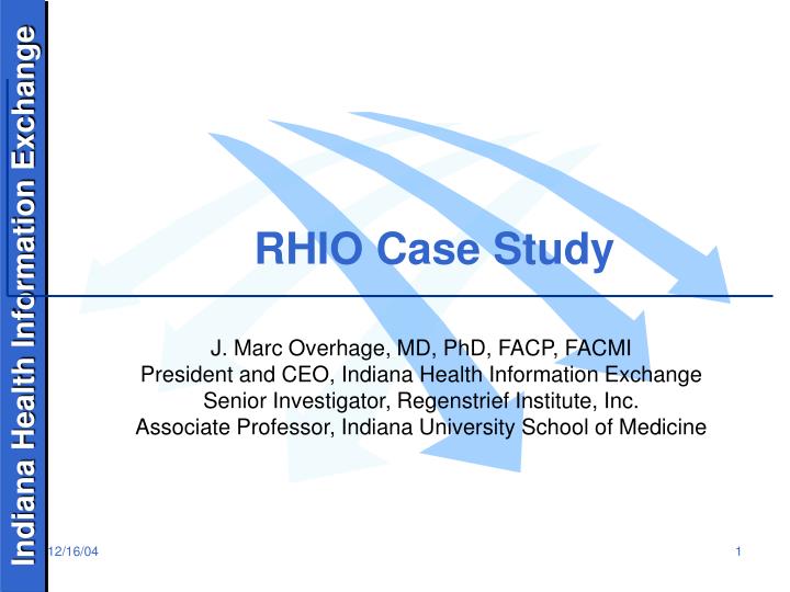 rhio case study