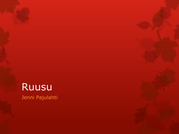 ruusu