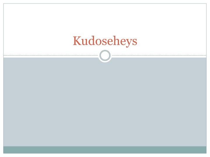 kudoseheys