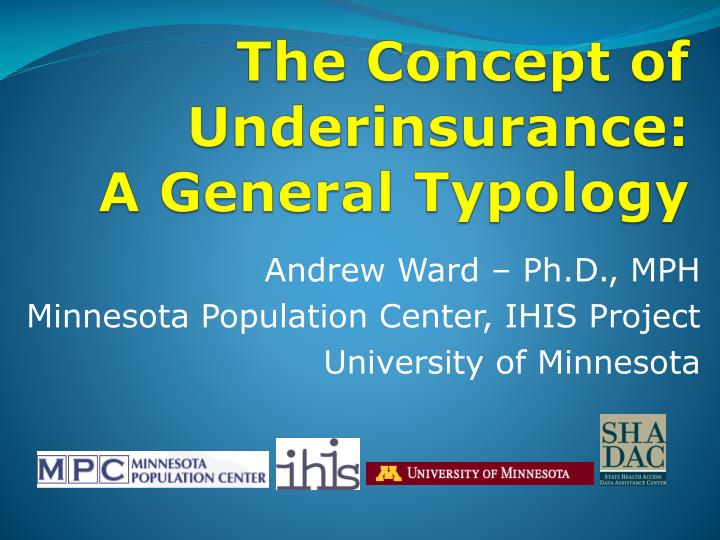 the concept of underinsurance a general typology