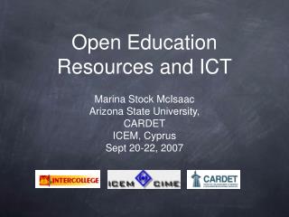 Open Education Resources and ICT