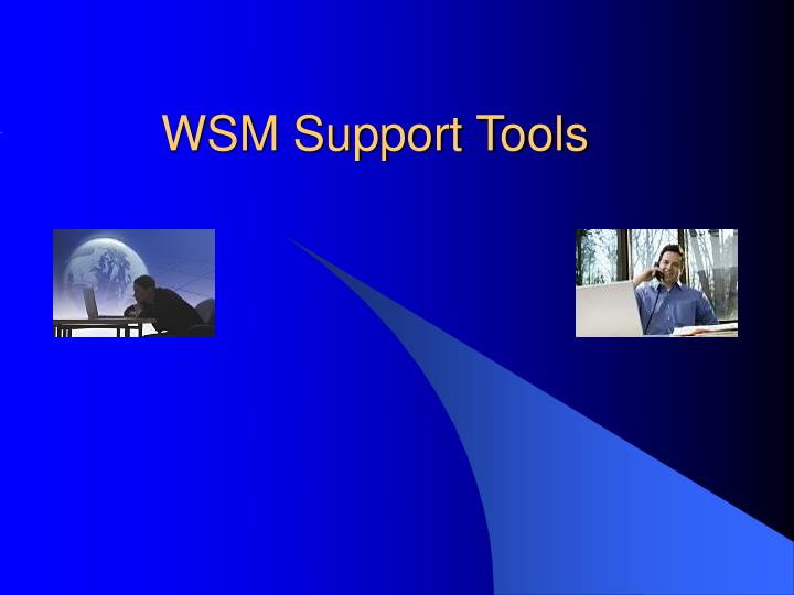wsm support tools