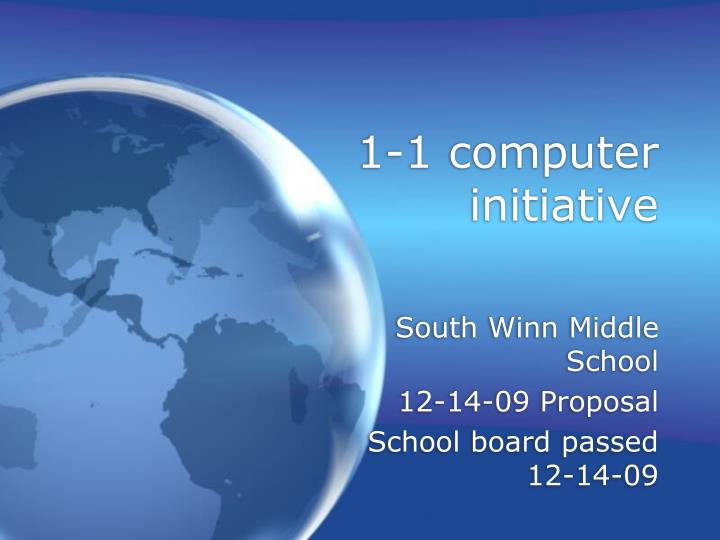1 1 computer initiative