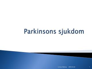parkinsons sjukdom