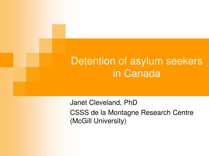 detention of asylum seekers in canada