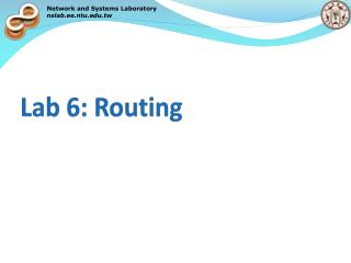 Lab 6: Routing