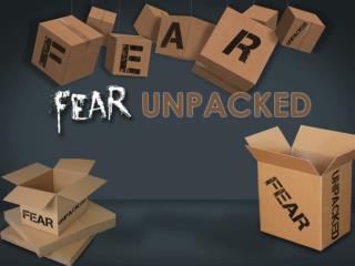 Fear of Loss: Decline in health as I age. Something happening to loved ones.