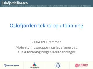 oslofjorden teknologiutdanning