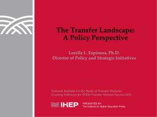 The Transfer Landscape: A Policy Perspective