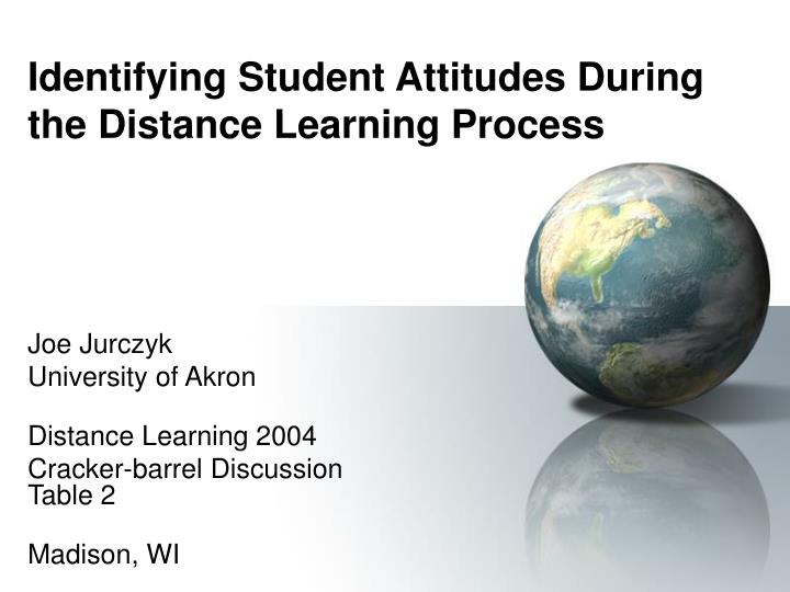 identifying student attitudes during the distance learning process