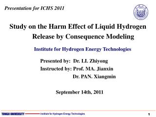 Study on the Harm Effect of Liquid Hydrogen Release by Consequence Modeling