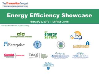 Energy Efficiency Showcase