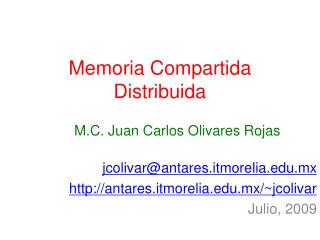 memoria compartida distribuida