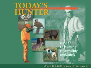 Chapter One Introduction To Hunter Education