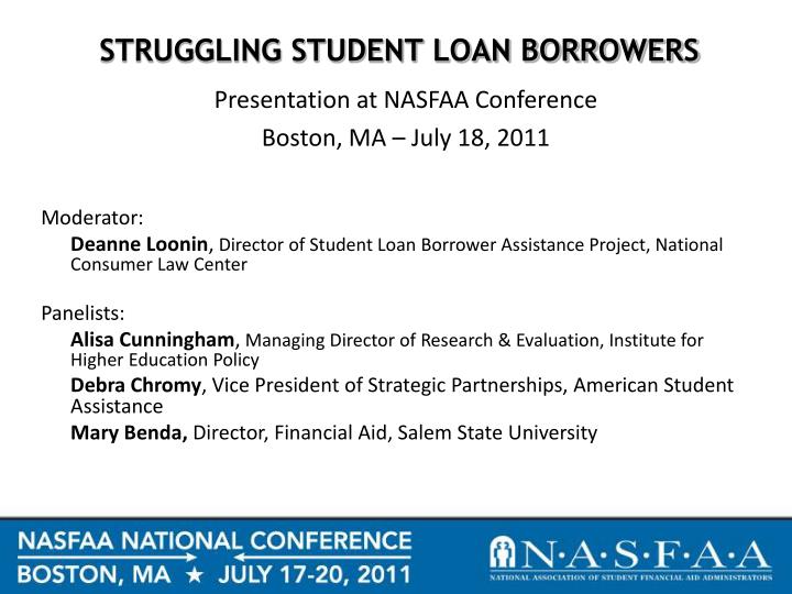 struggling student loan borrowers