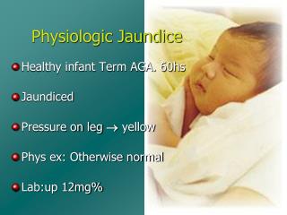 Physiologic Jaundice
