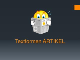 textformen artikel