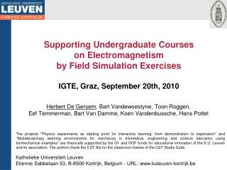 course on electromagnetism: vectorial field lectures		: show field plots (but passive)