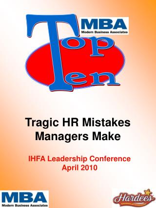 Tragic HR Mistakes Managers Make