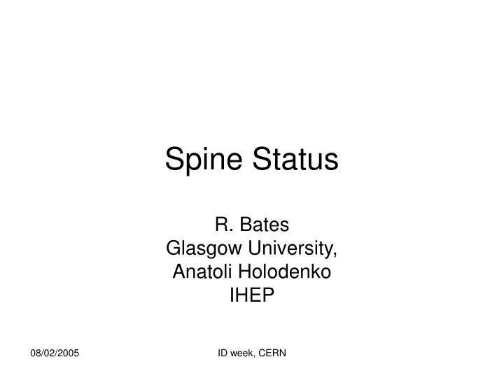 spine status