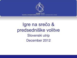 igre na sre o predsedni ke volitve
