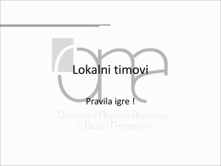 lokalni timovi