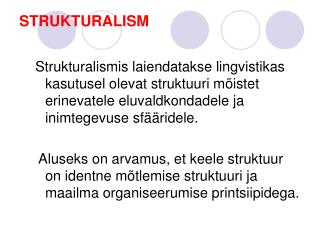 strukturalism