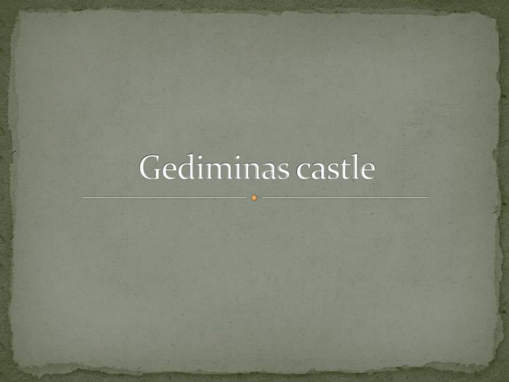 gediminas castle