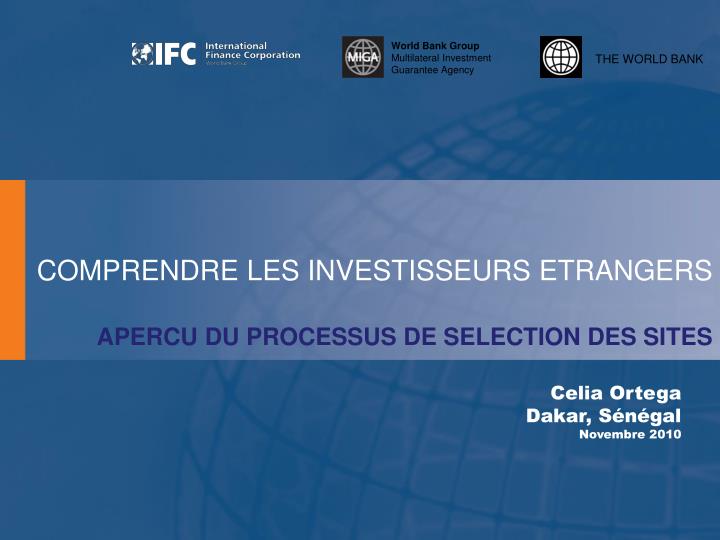 comprendre les investisseurs etrangers apercu du processus de selection des sites