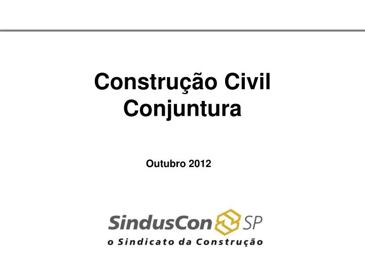 constru o civil conjuntura